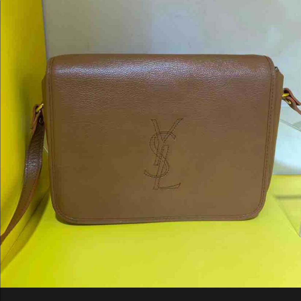 Vintage YSL CAMEL CROSSBODY